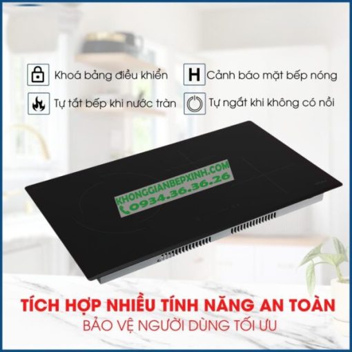 BẾP TỪ KẾT HỢP ĐIỆN HAFELE 3 VÙNG NẤU HC-M773D 536.61.705 - 27