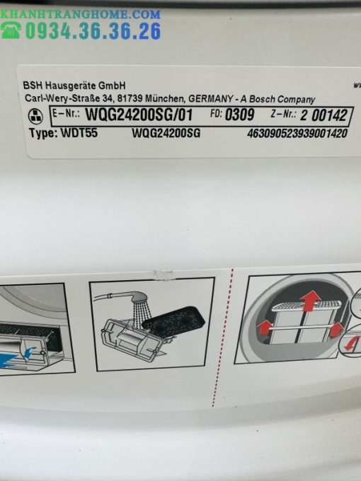 Máy sấy Bosch WQG24200SG - SERI 6 - 21