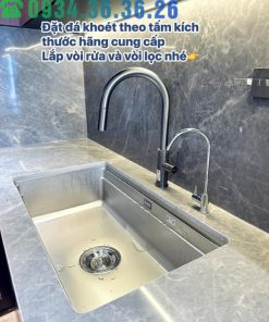 Chậu rửa bát Konox KN7644SU DEKOR - 63 Chậu rửa bát Konox KN7644SU DEKOR - 62