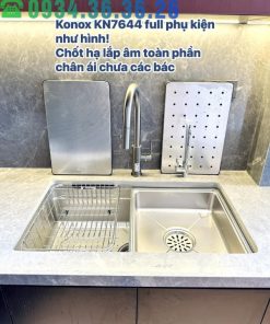 Chậu rửa bát Konox KN7644SU DEKOR - 71 Chậu rửa bát Konox KN7644SU DEKOR - 70
