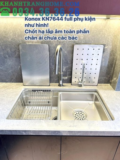 Chậu rửa bát Konox KN7644SU DEKOR - 32