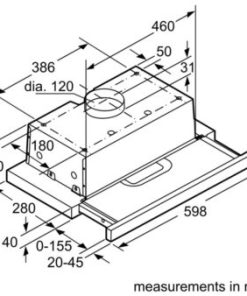 MÁY HÚT KHỬ MÙI ÂM TỦ BOSCH HMH DHI623GSG - 19