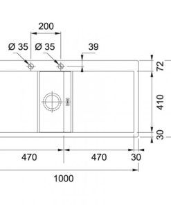 FRANKE | Chậu rửa Inox CLV 214 RHD WH (127.0306.411) - 14 FRANKE | Chậu rửa Inox CLV 214 RHD WH (127.0306.411) - 13