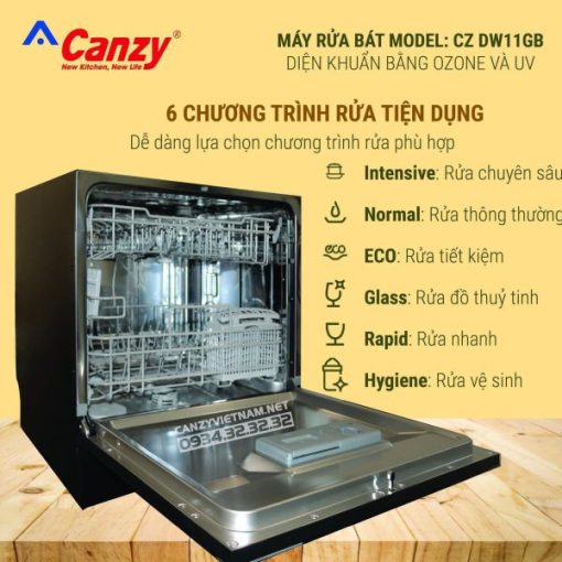 Máy rửa bát Canzy CZ-DW11GB - 3
