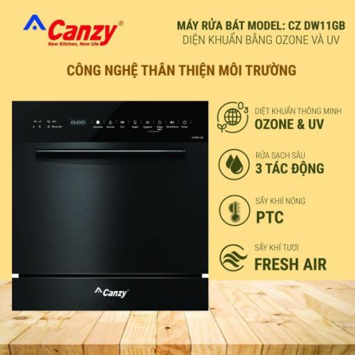 Máy rửa bát Canzy CZ-DW11GB - 1
