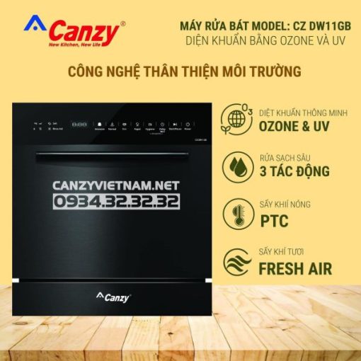 Máy rửa bát Canzy CZ-DW11GB - 5