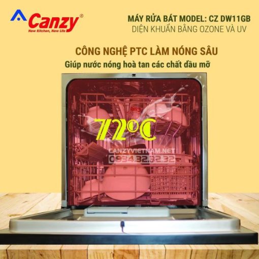 Máy rửa bát Canzy CZ-DW11GB - 7