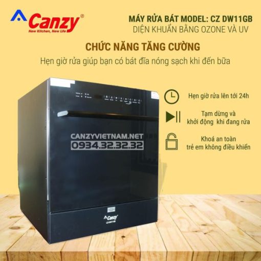 Máy rửa bát Canzy CZ-DW11GB - 11