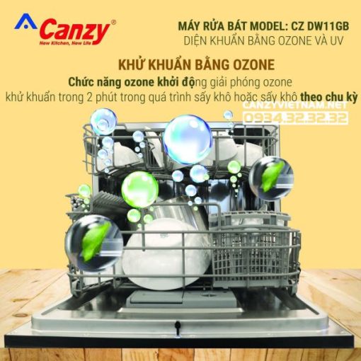 Máy rửa bát Canzy CZ-DW11GB - 13