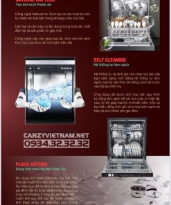 Máy rửa bát Canzy CZ-DW11GB - 85