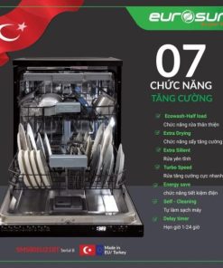 Máy rửa bát âm toàn phần EUROSUN SMS80EU21BT Serial 8 - 180 Máy rửa bát âm toàn phần EUROSUN SMS80EU21BT Serial 8 - 179