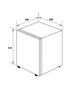 Tủ lạnh mini Hafele HC-M48S 568.30.311 - 6 Tủ lạnh mini Hafele HC-M48S 568.30.311 - 5