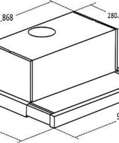 Máy hút mùi âm tủ KAFF KF-TL90H - 24 Máy hút mùi âm tủ KAFF KF-TL90H - 23