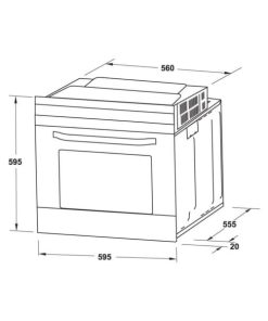 Lò nướng lắp âm Hafele HO-K60B 534.05.581 - 39