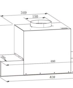 MÁY HÚT MÙI ÂM TỦ TOÀN PHẦN KAFF KF-BI80PR - 17 MÁY HÚT MÙI ÂM TỦ TOÀN PHẦN KAFF KF-BI80PR - 16