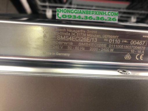 Máy Rửa Bát Bosch SMS4ECI26E - 35