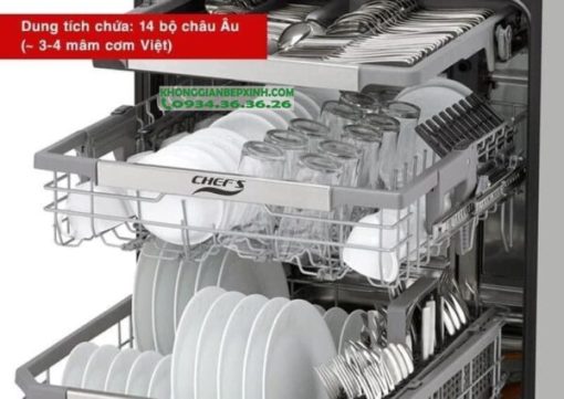 Máy rửa chén độc lập Chefs EH-DW401E - 33