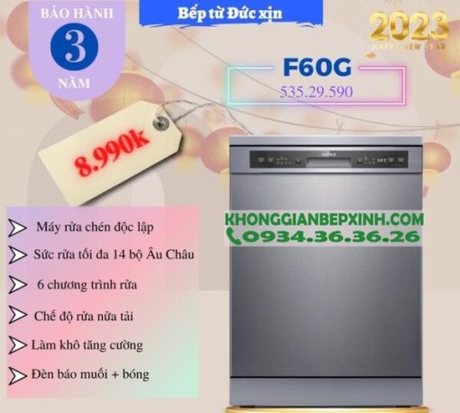Máy rửa chén độc lập Hafele HDW-F60G 535.29.590 - 227