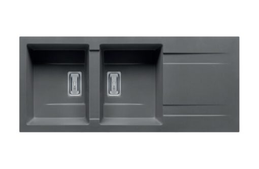 CHẬU RỬA BÁT KARTESIO 2B 1D IRON GREY - 1
