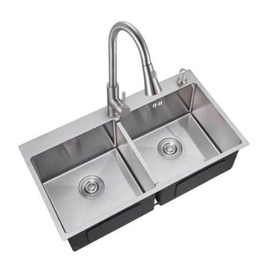 CHẬU RỬA CHÉN EIFFEL CAO CẤP INOX 304 8245 - 1