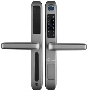 Khóa cửa vân tay - App Wifi cửa nhôm Demax SL101 SV (chống nước) - Của Đức - 3