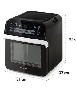 NỒI CHIÊN KHÔNG DẦU 12L KLARSTEIN AERO VITAL CUBE ĐEN - 7