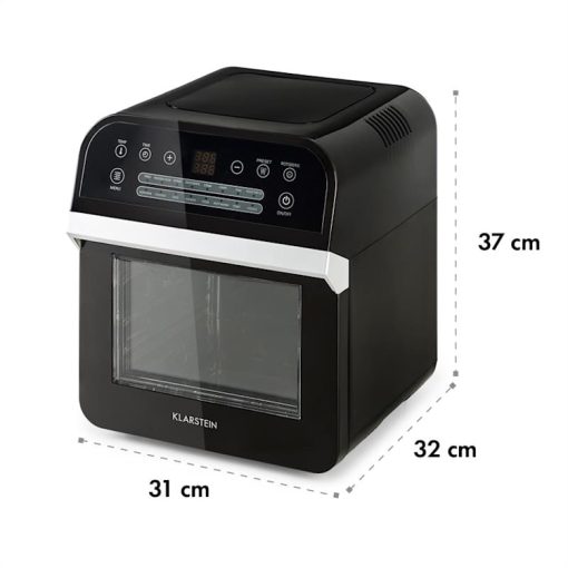 NỒI CHIÊN KHÔNG DẦU 12L KLARSTEIN AERO VITAL CUBE ĐEN - 3