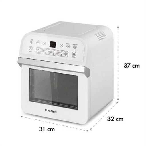 NỒI CHIÊN KHÔNG DẦU 12L KLARSTEIN AERO VITAL CUBE TRẮNG - 3