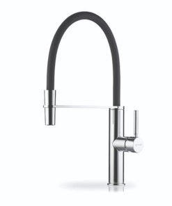 Vòi rửa chén Pyramis Cornetta Black Rubber 090920201