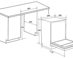 Máy rửa bát Chefs EH-DW401ES - 5 CHEFS EH-DW401ES