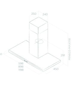 Máy hút mùi áp tường Elica MOON IX/F/60 PRF0091764A - 12 Máy hút mùi áp tường Elica MOON IX/F/60 PRF0091764A - 11