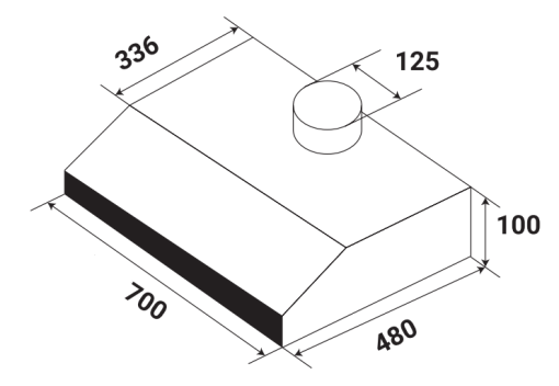 MÁY HÚT MÙI KAFF KF-738B