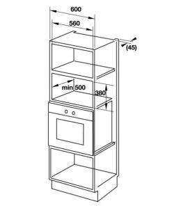 Lò Vi Sóng Kết Hợp Nướng Âm Tủ Hafele 32 Lít 535.34.020 - 22 Lò Vi Sóng Kết Hợp Nướng Âm Tủ Hafele 32 Lít 535.34.020 - 21