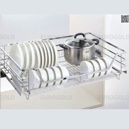 Giá xoong nồi,bát đĩa inox 304 nan dẹt EP75 – Eurogold - 1
