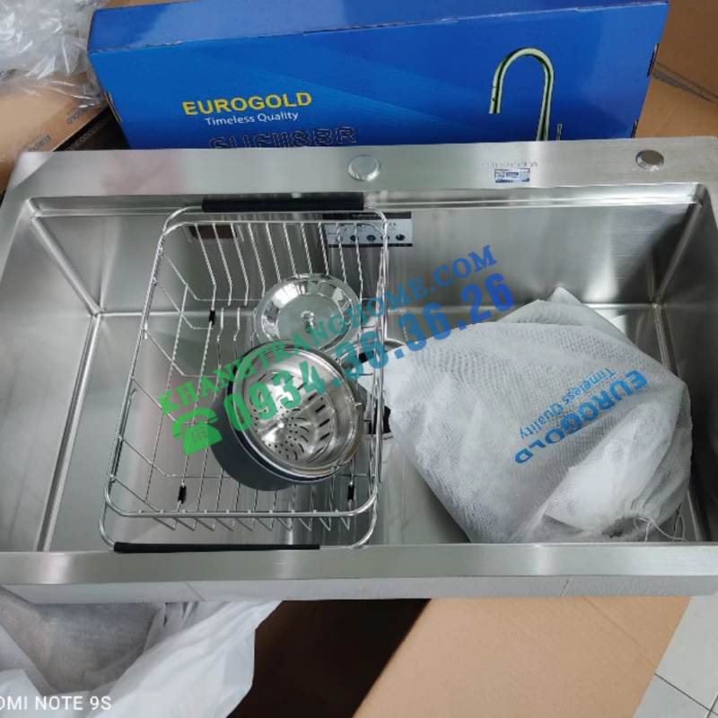 CHẬU RỬA BÁT EUROGOLD EUS58050 - 20 Chậu Rửa Bát Eurogold EUS58050