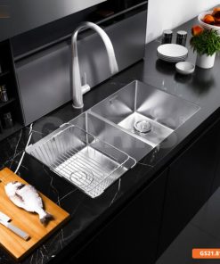Chậu rửa chén bát 2 hố Garis GS21.81D