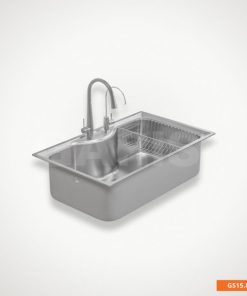 Chậu rửa chén bát có 1 hố lớn Garis GS15.80 - 16 Chậu rửa chén bát có 1 hố lớn Garis GS15.80 - 15