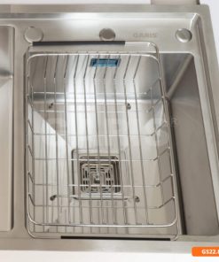 Chậu rửa chén bát 2 hố lệch sâu lòng vuông Garis GS22.82 - 20 Chậu rửa chén bát 2 hố lệch sâu lòng vuông Garis GS22.82 - 19