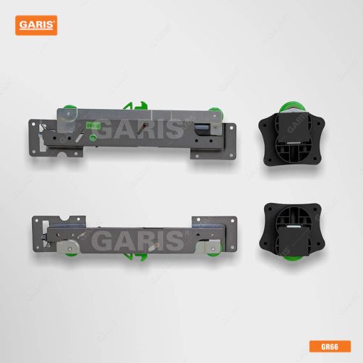 Bánh xe cửa lùa trên Garis GR66.1A - 5