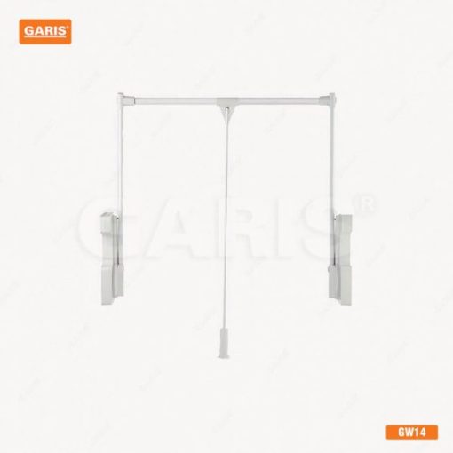 Suốt treo quần áo có tay kéo inox Garis GW14 - 3