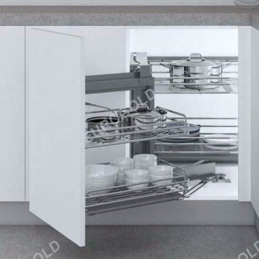 Giá góc liên hoàn inox 304 nan Oval EPV102 (phải) – Eurogold - 1