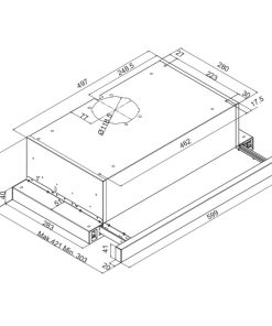 MÁY HÚT MÙI BẾP ÂM TỦ FAGOR 3AF3-641X - 6 FAGOR 3AF3-641X