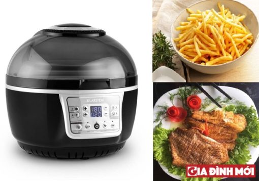 NỒI CHIÊN KHÔNG DẦU KLARSTEIN VITAIR TURBO 9L BLACK - 7