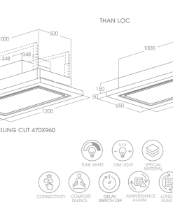 Máy hút mùi âm trần Elica LULLABY @ WH WOOD/A/120 PRF0167048 - 16 Máy hút mùi âm trần Elica LULLABY @ WH WOOD/A/120 PRF0167048 - 15