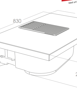 Máy hút mùi kết hợp bếp từ Elica NIKOLATESLA LIBRA WH/A/83 PRF0147774A - 14 Máy hút mùi kết hợp bếp từ Elica NIKOLATESLA LIBRA WH/A/83 PRF0147774A - 13