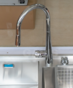 Vòi rửa tay nóng lạnh có dây rút Garis MF11C - 19