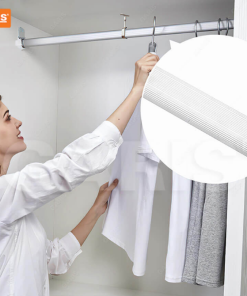 Cây suốt nhôm treo quần áo Garis GW26 - 9