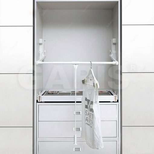 Suốt treo quần áo có tay kéo inox Garis GW14 - 1