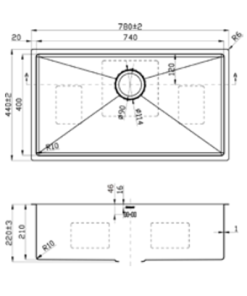 Chậu Format SBSS784422-G - 5