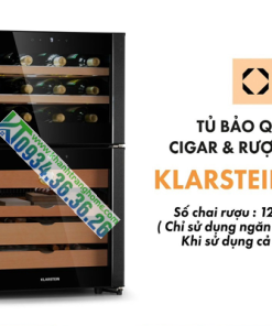 TỦ BẢO QUẢN CIGAR và RƯỢU VANG KLARSTEIN EL DORADO 108L - 16 TỦ BẢO QUẢN CIGAR và RƯỢU VANG KLARSTEIN EL DORADO 108L - 15